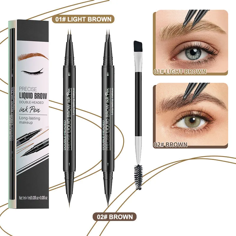 2024 Early Black Friday Sale- 50% OFF2-in-1 Dual-Ended Microblading Eyebrow Pen