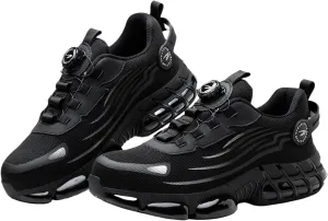 2025 New Steel Toe Shoes for Men Women,Puncture Proof Steel Toe Sneakes,High Elasticity Shock Absorption Air Cushion Shoes, Lightweight, Soft, Breathable