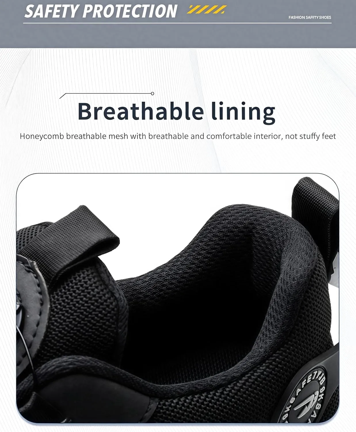 2025 New Steel Toe Shoes for Men Women,Puncture Proof Steel Toe Sneakes,High Elasticity Shock Absorption Air Cushion Shoes, Lightweight, Soft, Breathable