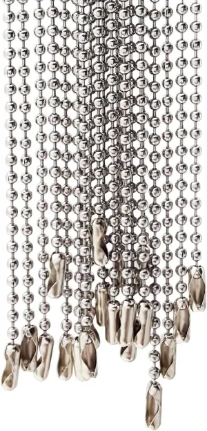 #3 2.3mm ballchain 20 Pcs Stainless Steel Bead Chain 30 inches Ball Chain Necklace