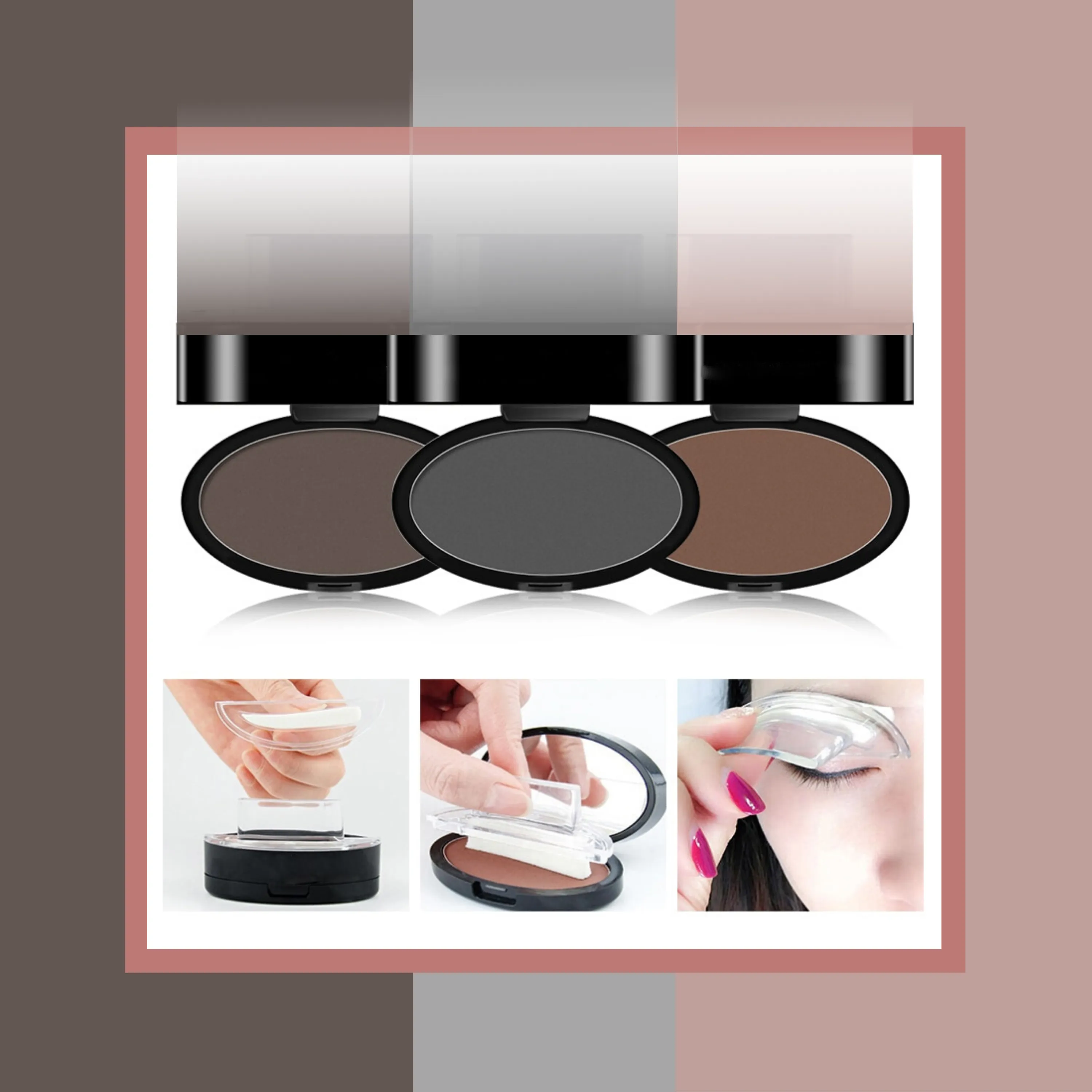 3 in 1 Bundle - Waterproof Eyebrow Stamp ( 3 Colors)