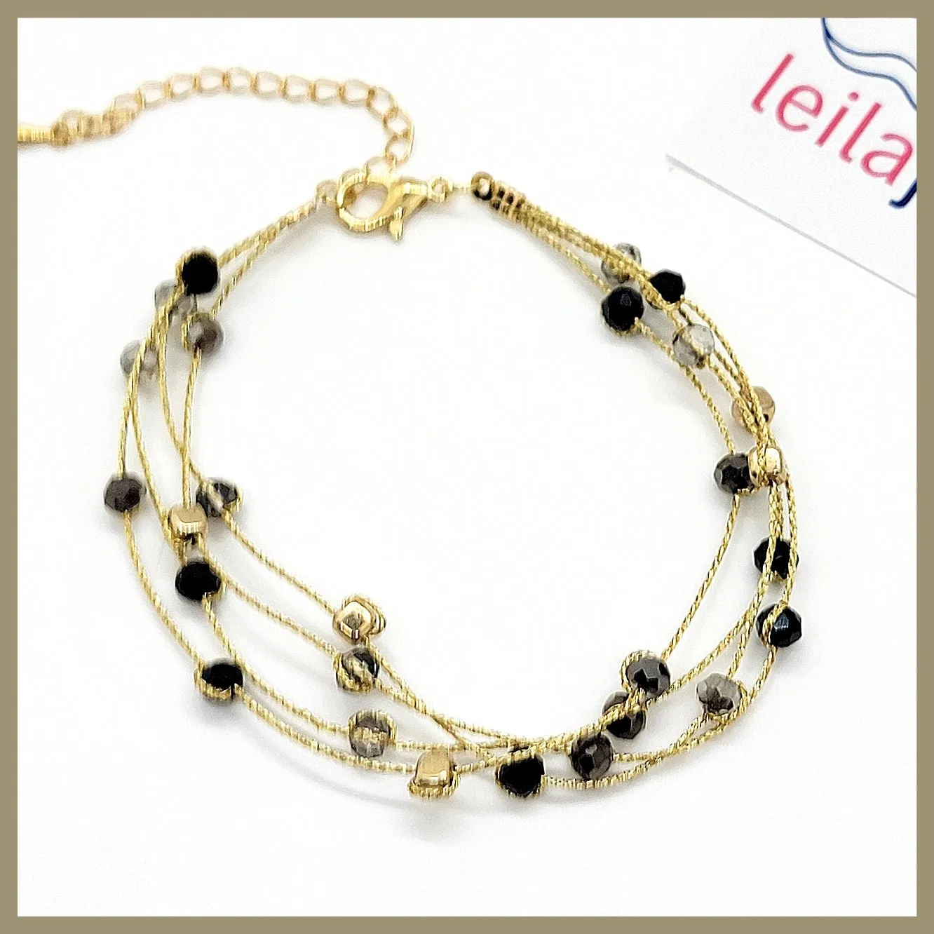 4-Strand Crystal Bracelet