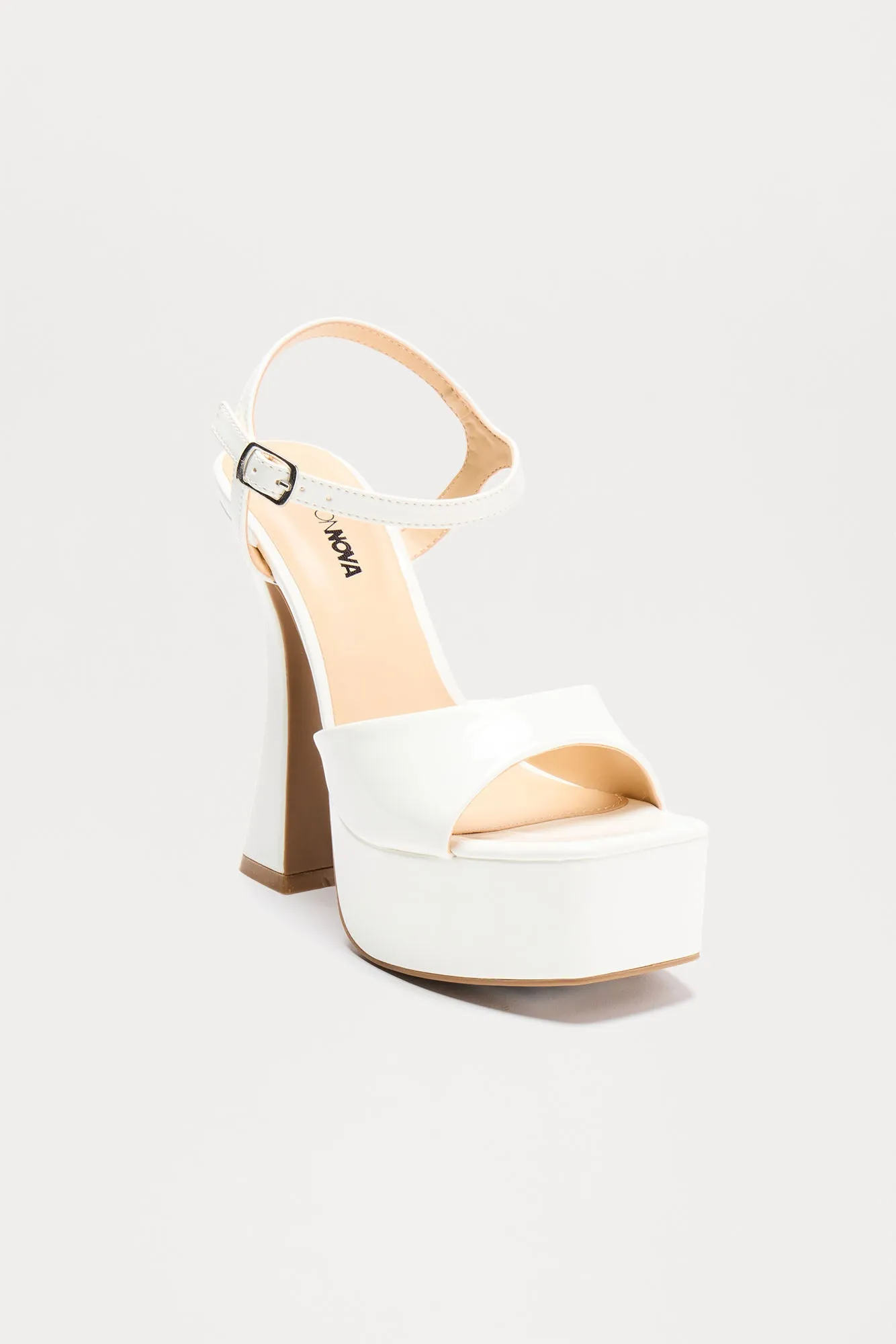 A Special Thing Heeled Sandals - White