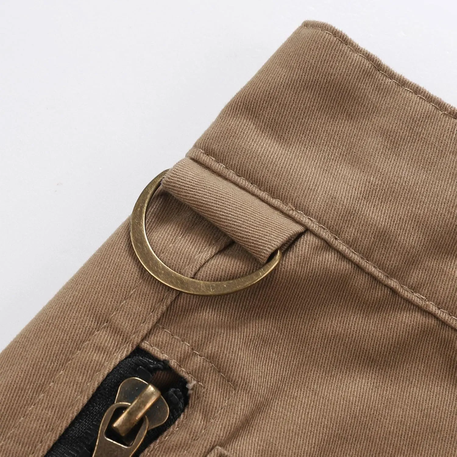 ADHOWBEW Tactical Pants for Men Workout Lightweight Tactical Construction Athletic Baggy Stretch Trousers