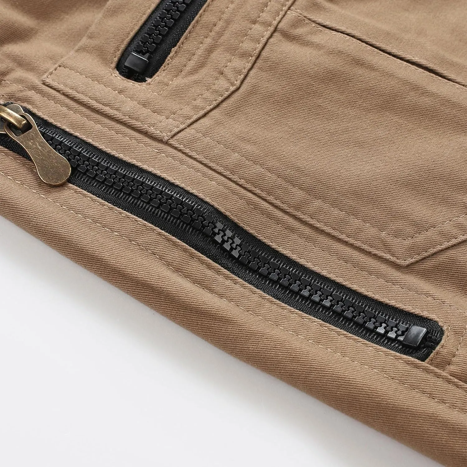 ADHOWBEW Tactical Pants for Men Workout Lightweight Tactical Construction Athletic Baggy Stretch Trousers