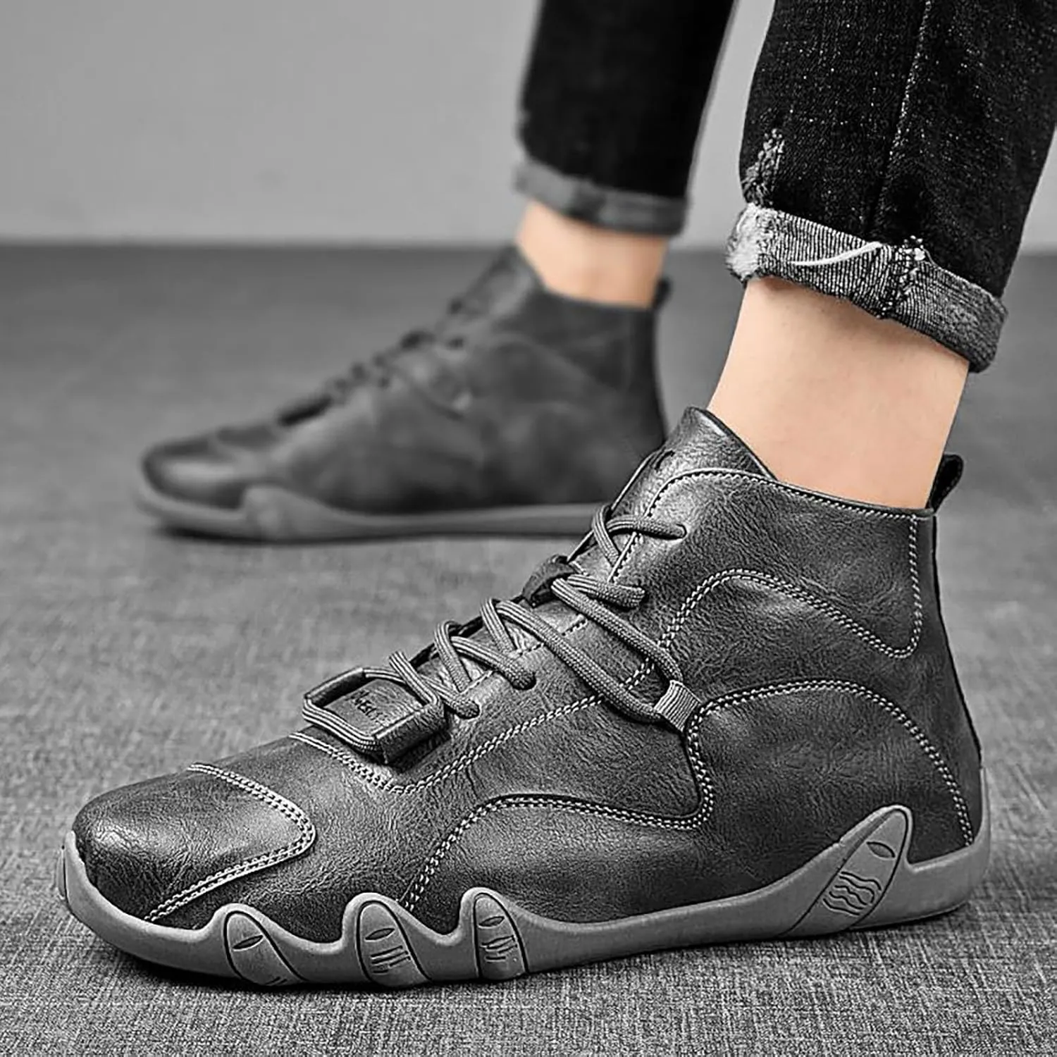 Adult Women Mens Pu Leather Barefoot Footwear Sneaker Hike Barefoot Shoes Women Mens Breathable oss Training Shoes