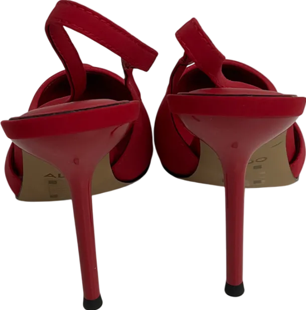 Aldo Red Lucienne Heeled Shoes UK 7 EU 40 