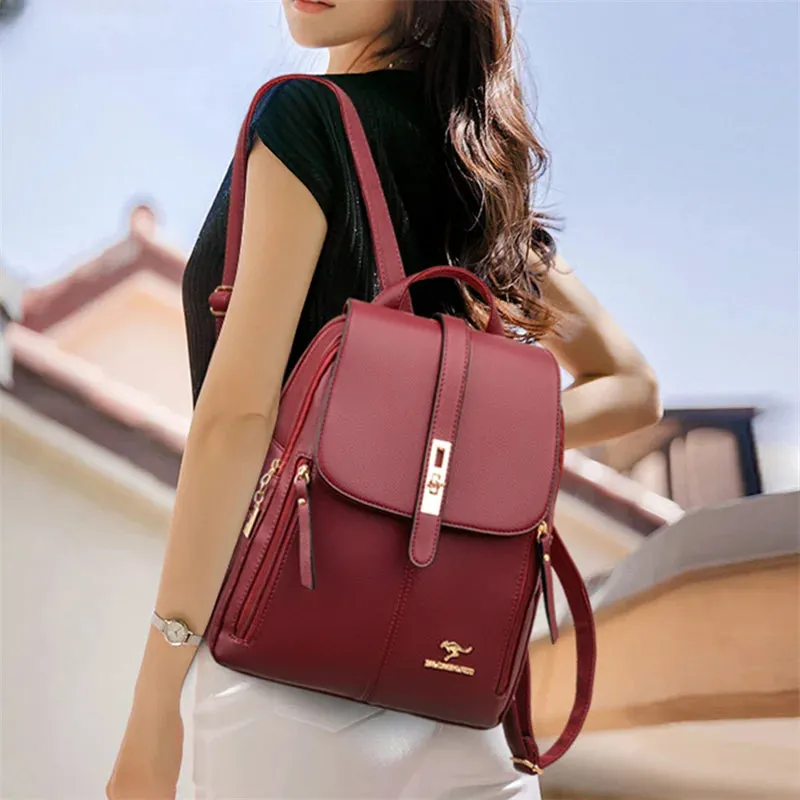 Aurora Leather Backpack