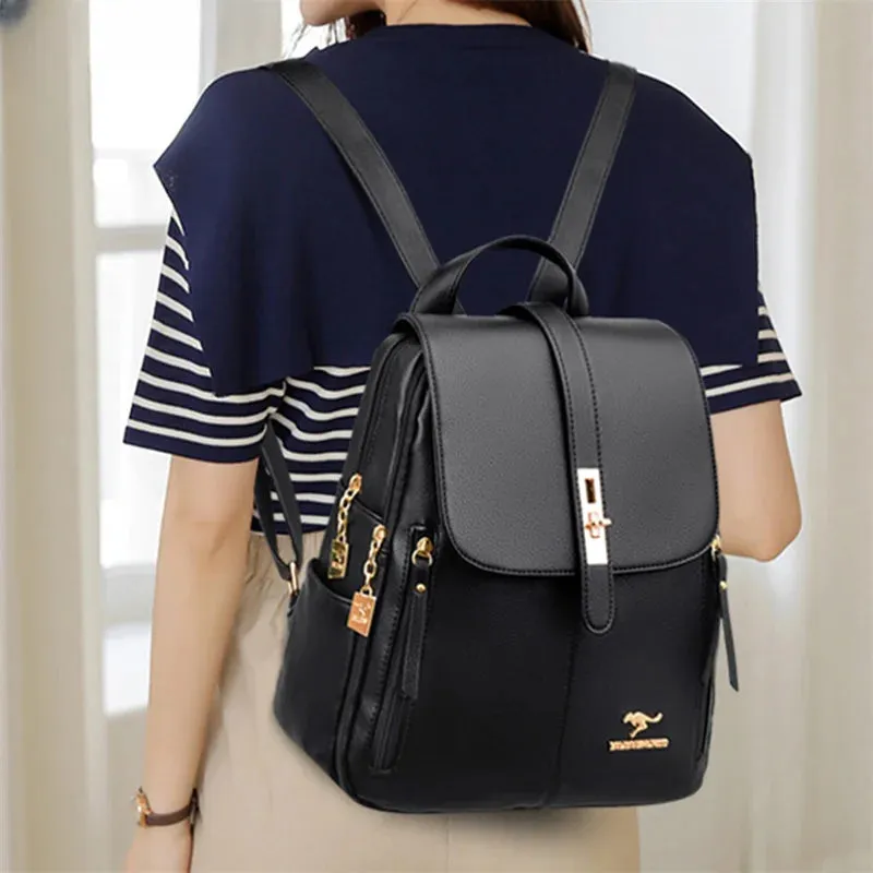Aurora Leather Backpack