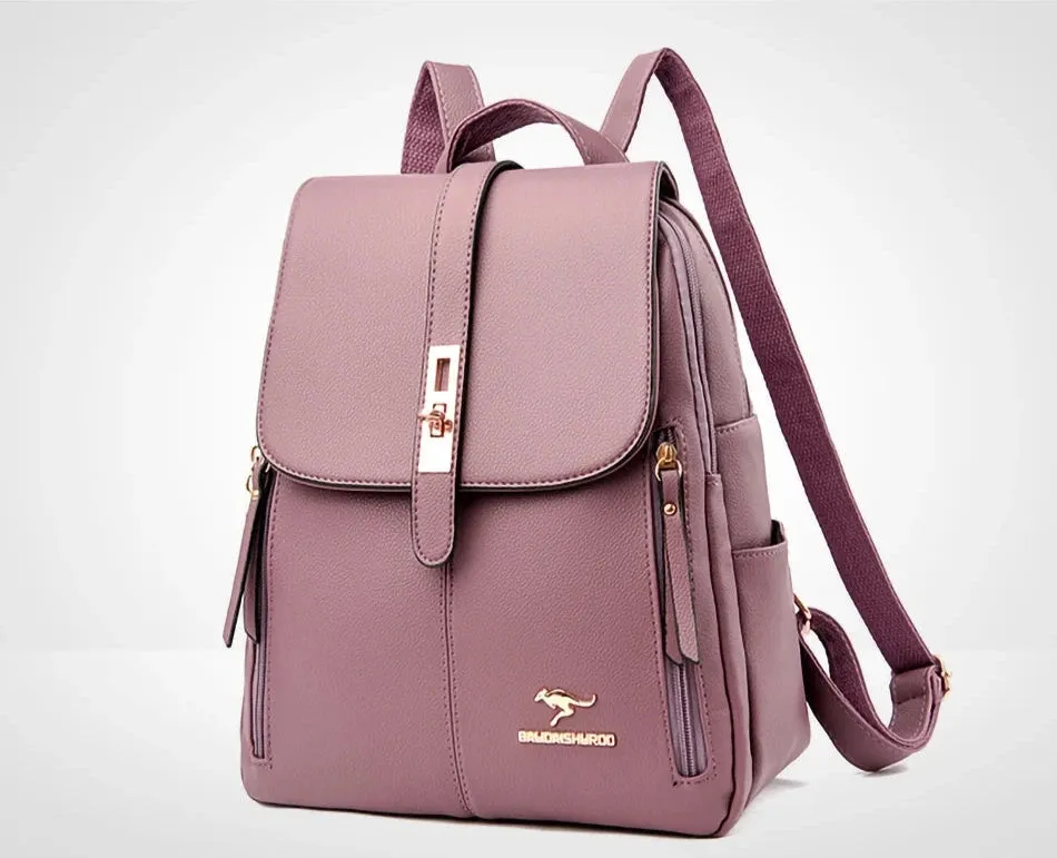 Aurora Leather Backpack