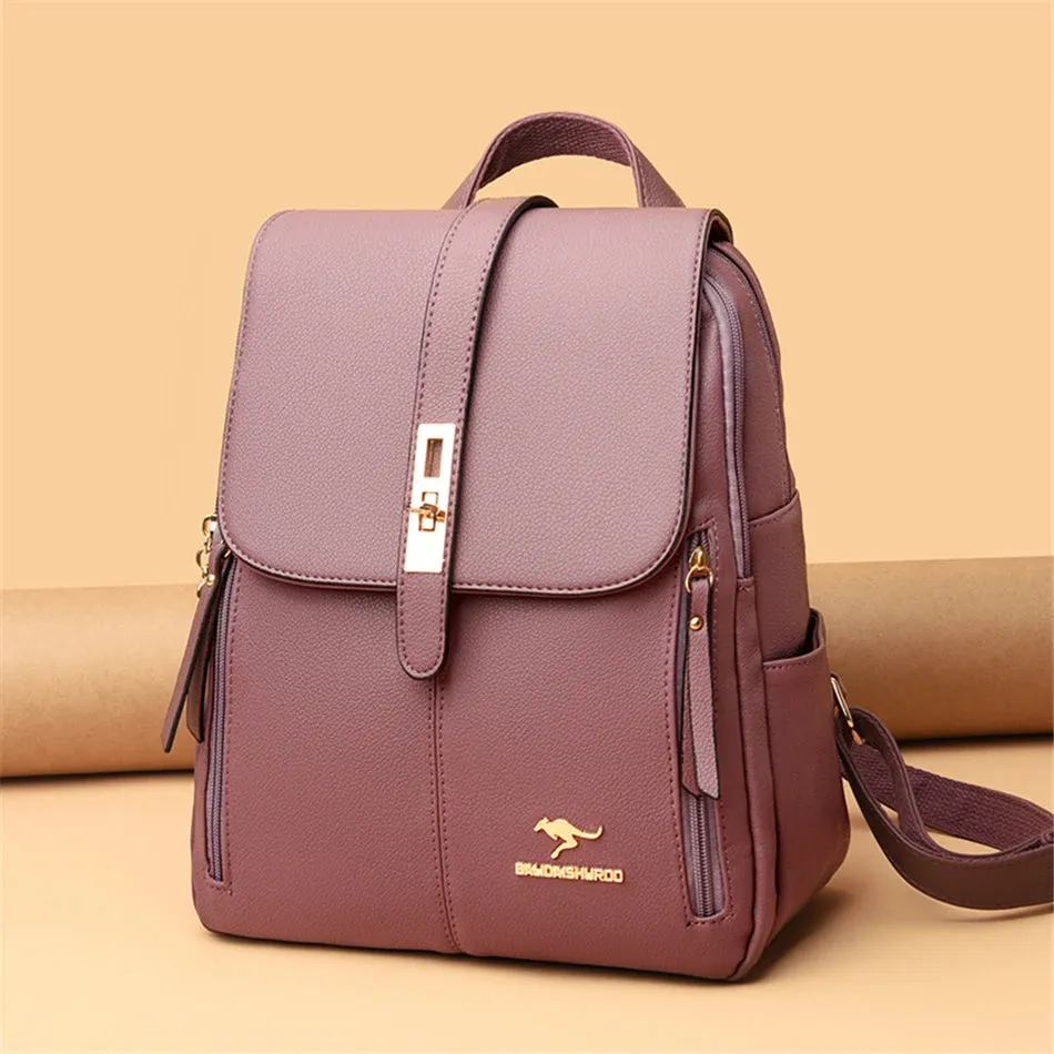 Aurora Leather Backpack