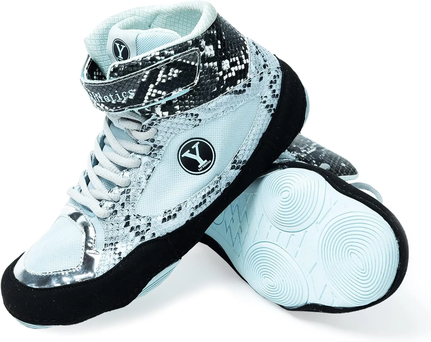 Beast Wrestling Shoes Women Sizes, Lightweight and Breathable Boxing Shoes for Women, Microfiber Suede Leopard Printed Weightlifting Shoes with Hook and Loop Strap