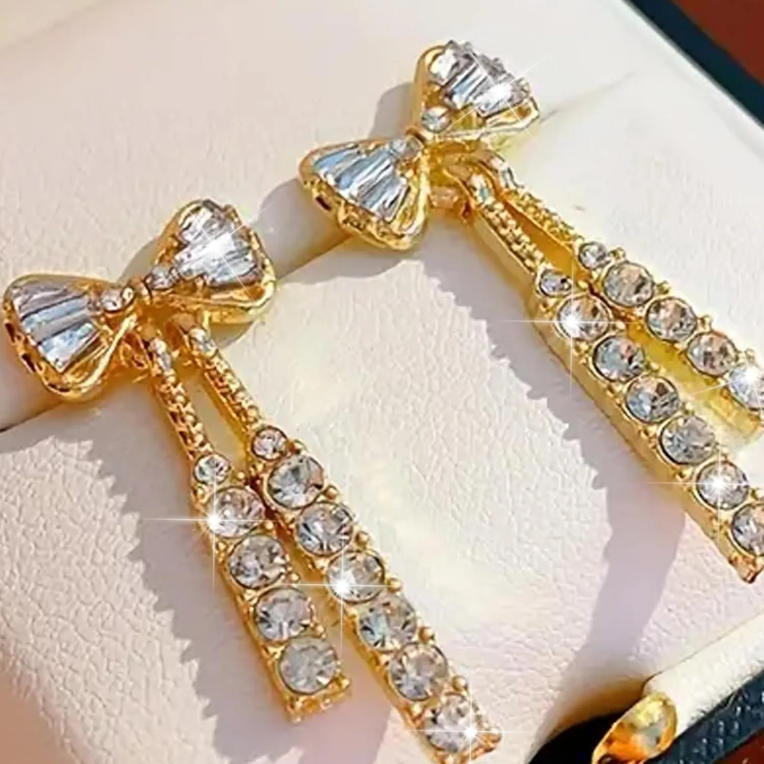 Bow Earrings for Women Trendy Stuff Cute Bow Pearl Drop Dangle Earrings Bowknot Stud Wedding Party Daily Jewelry Accessory Gifts