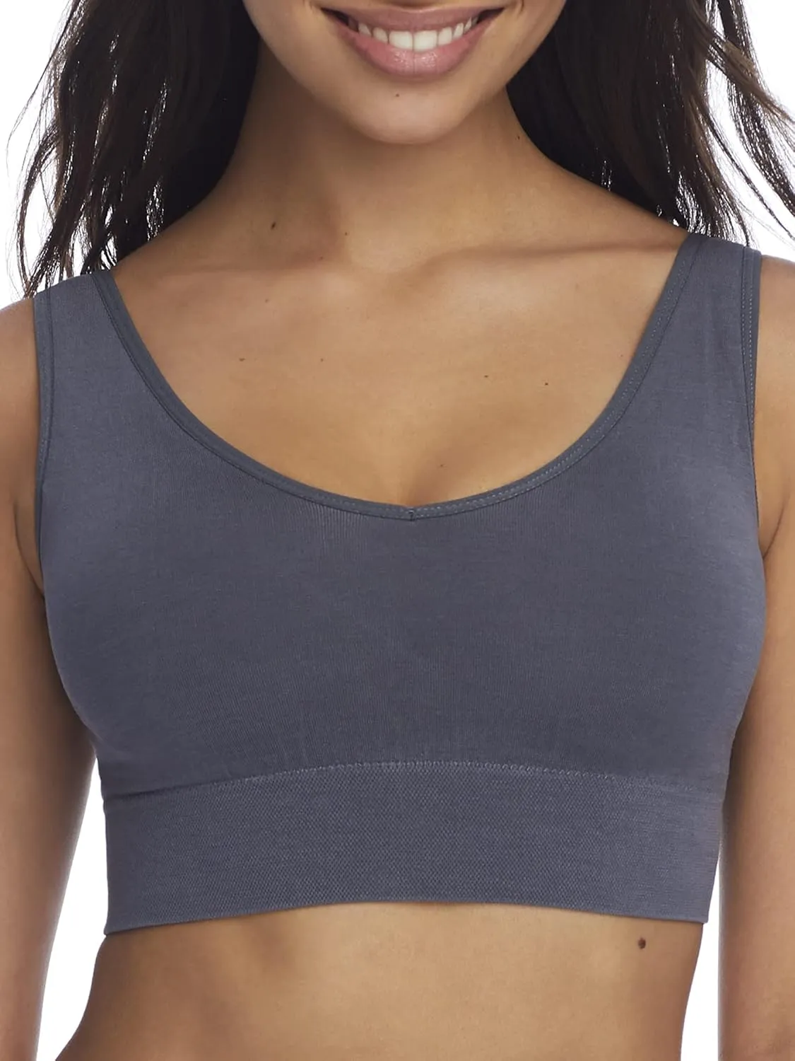 BRABAR | Soft V Lace Bralette | Ultra-Soft Reversible Design  Smooth Front, Lace Back | Wire-Free, Supportive Fit AD 