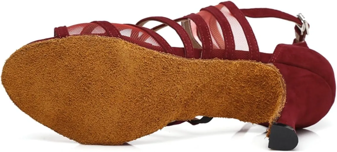 Breathable Mesh Ballroom Dance Shoes for Women Salsa Latin Tango Wedding Party