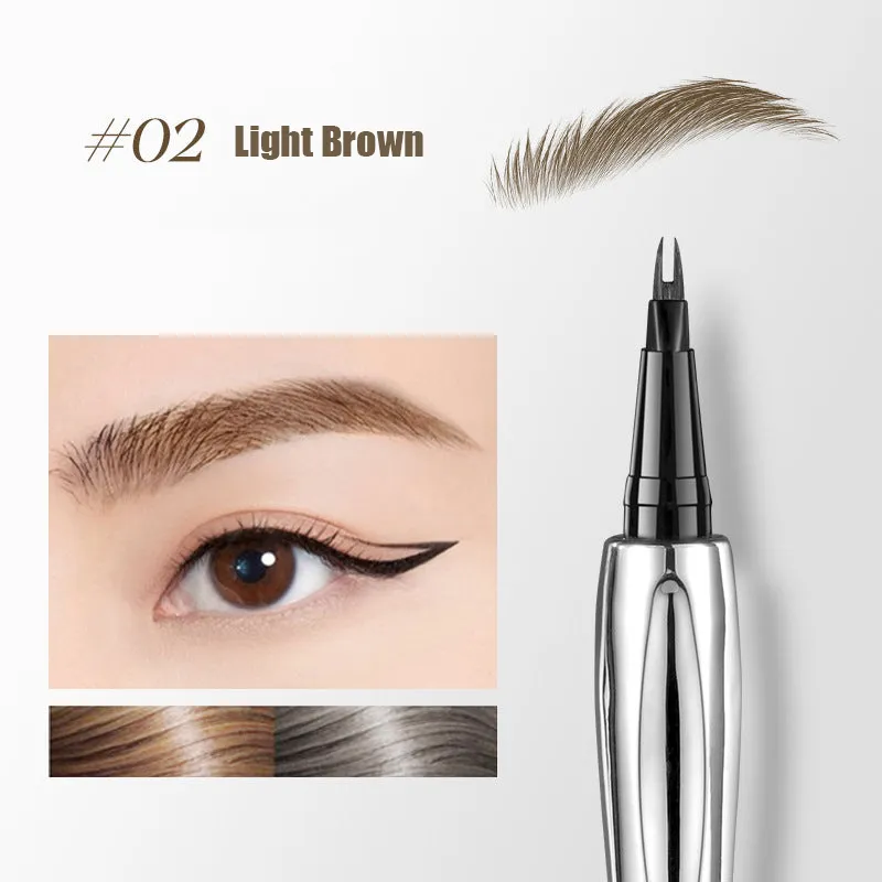 Buy 1 Get 1 Free2025 Upgraded Natural Waterproof Eyebrow Pen with Microfine Tip