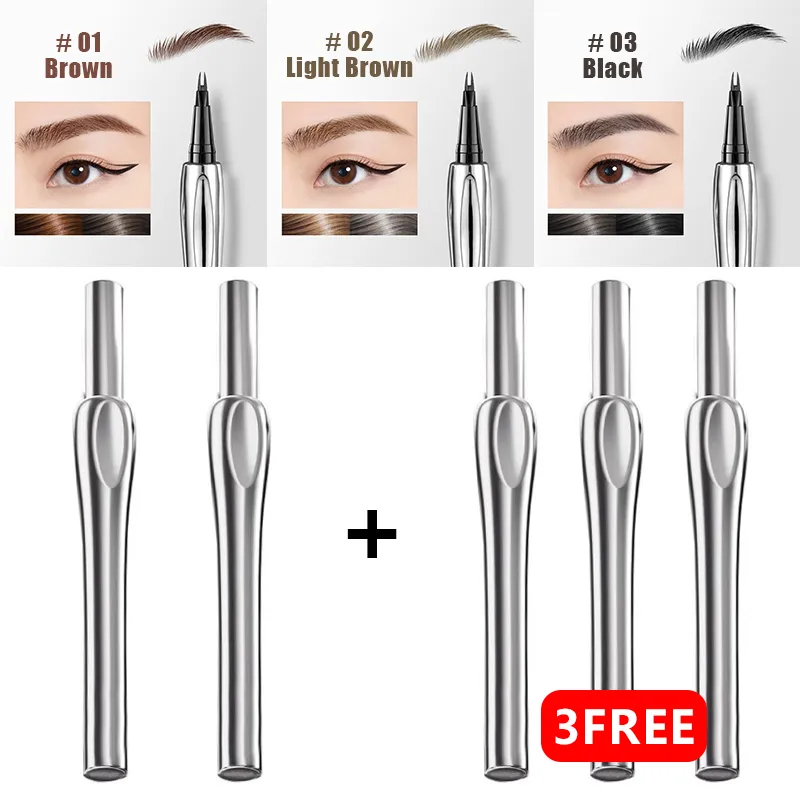 Buy 1 Get 1 Free2025 Upgraded Natural Waterproof Eyebrow Pen with Microfine Tip