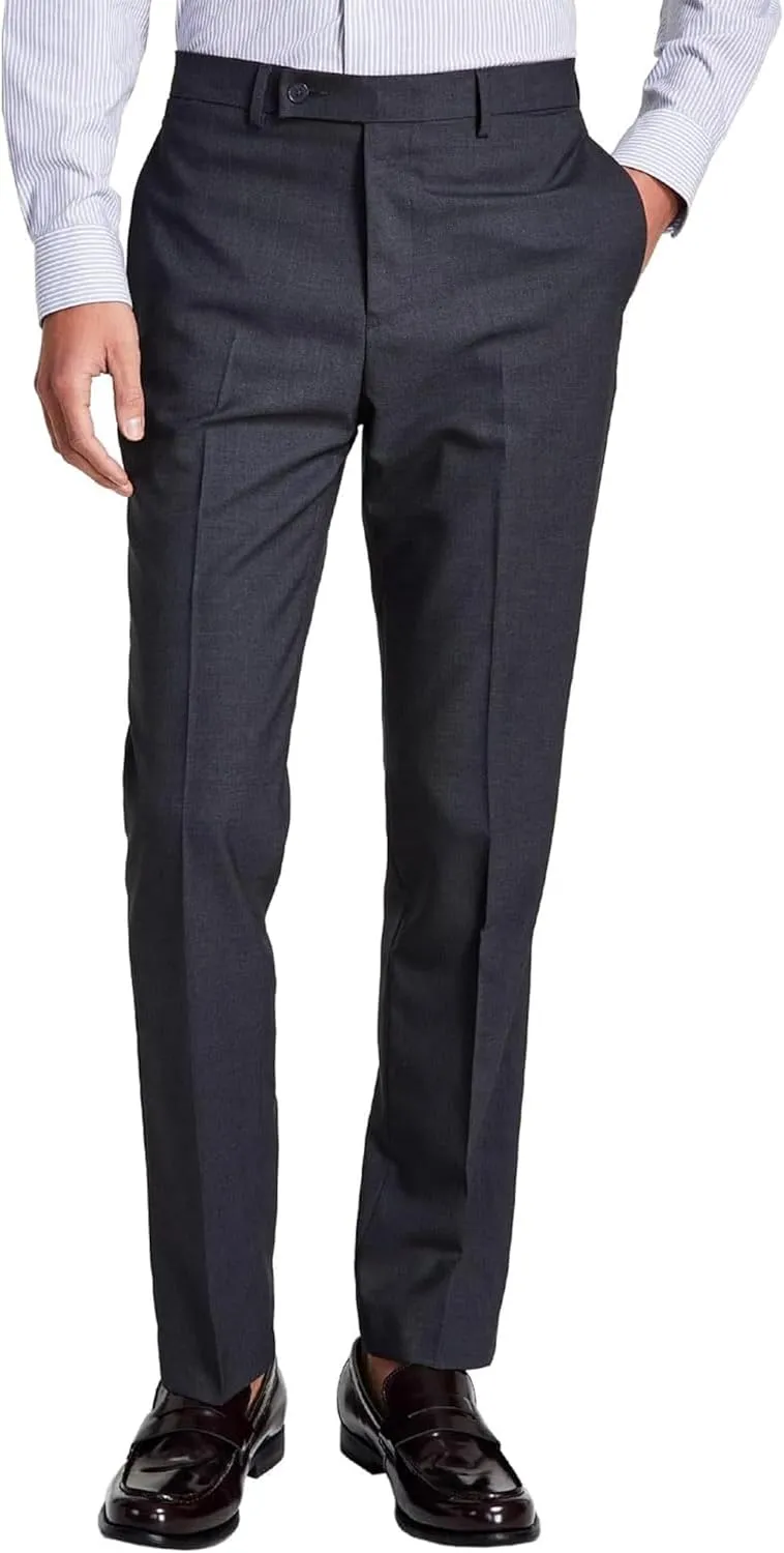 Calvin Klein Men's Slim Fit Stretch Dress Pants  Wrinkle-Resistant, Tailored Fit