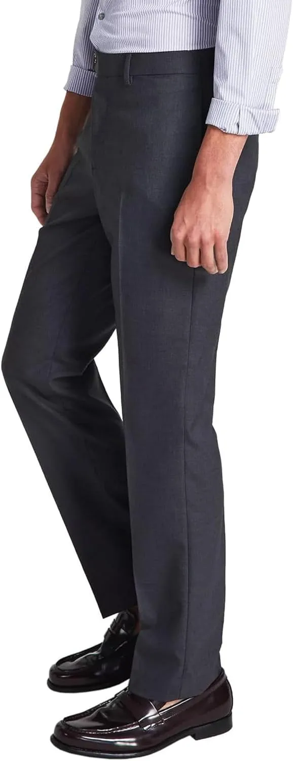 Calvin Klein Men's Slim Fit Stretch Dress Pants  Wrinkle-Resistant, Tailored Fit