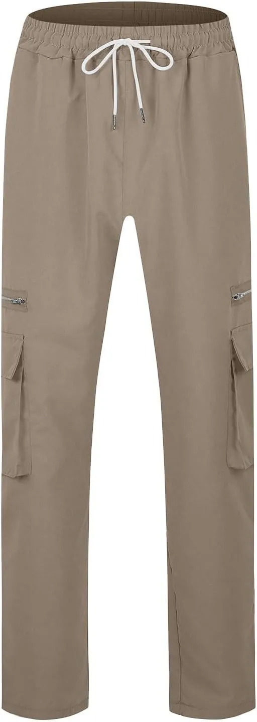 Cargo for Men Pants Lightweight Tactical Stretch Workout Pockets Hiking Joggers Sweatpants