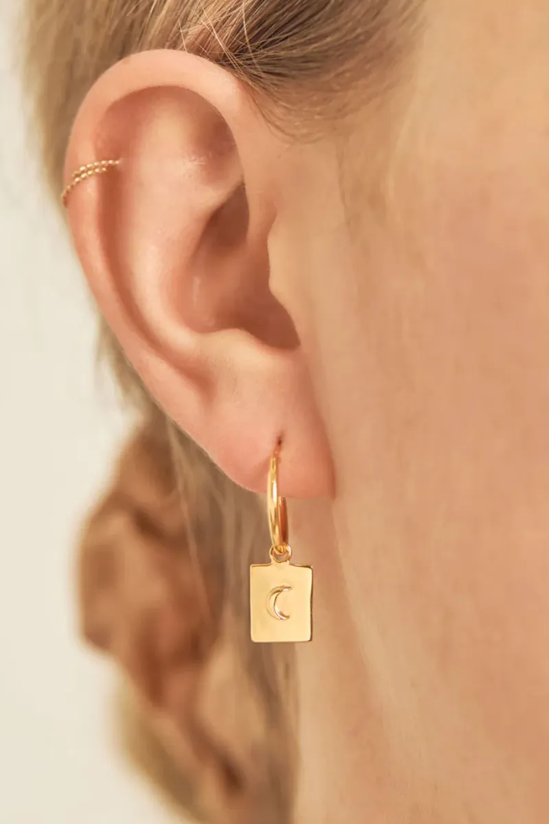 Celestial Medallion Gold Sleepers