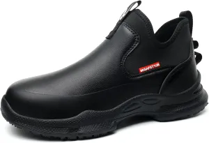 Chef Shoes for Men Nonslip Water Proof Work Boots Mens Clogs Comfortable Nursing Nurse Shoes for Gardener Men