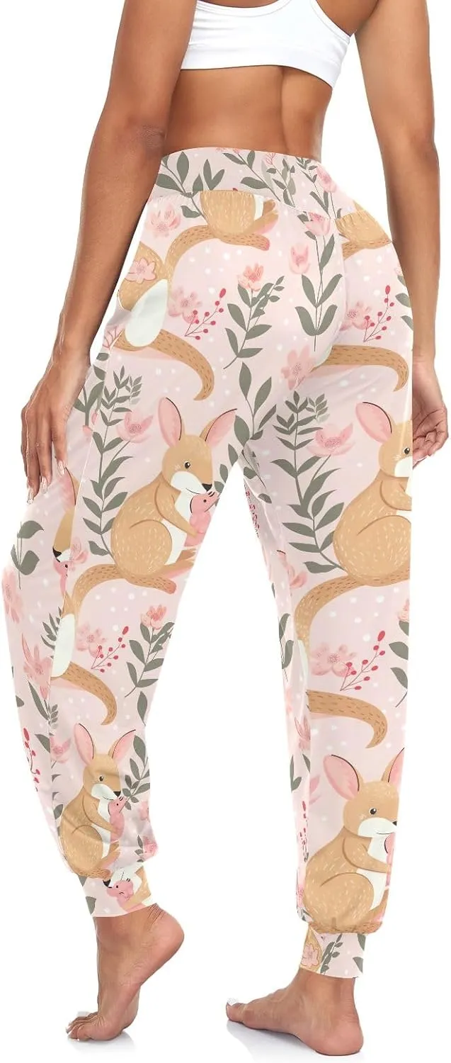 CHIFIGNO Harem Pants Sweatpants for Women Workout Trousers Lightweight Yoga Pants