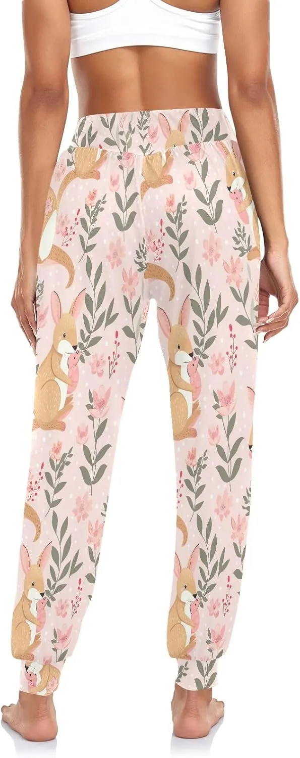 CHIFIGNO Harem Pants Sweatpants for Women Workout Trousers Lightweight Yoga Pants