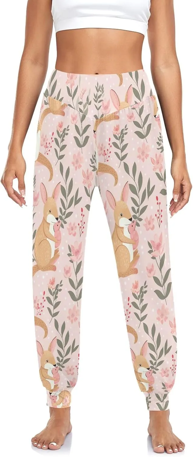 CHIFIGNO Harem Pants Sweatpants for Women Workout Trousers Lightweight Yoga Pants