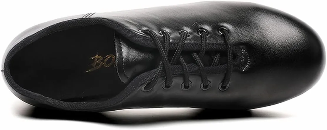 Child Black Tap Shoes Lace up Dance for Girls and Boys (Toddler/Little Kid/Big Kid)