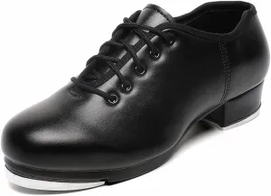 Child Black Tap Shoes Lace up Dance for Girls and Boys (Toddler/Little Kid/Big Kid)