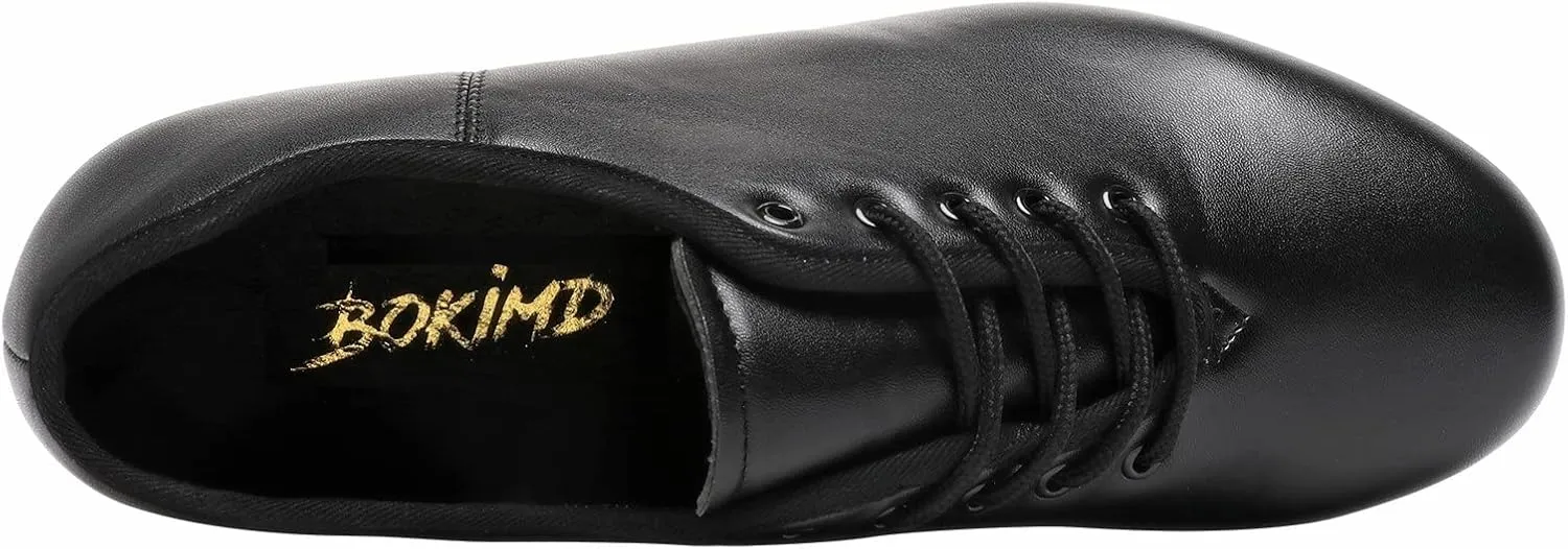 Child Jazz Tap Shoes Split Sole Dance for Girls and Boys (Toddler/Little Kid/Big Kid)