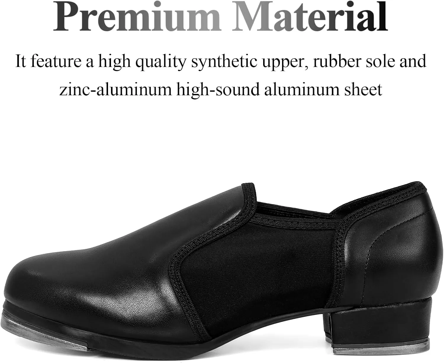 Child Tap Shoes Leather Tap Dance Shoes Non-Slip Jazz Shoes for Girls Boys (Toddler/Little Kid/Big Kid)
