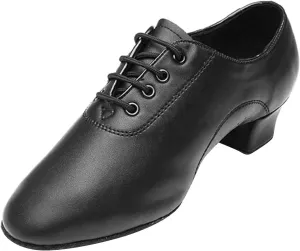 Child Tap Shoes Split Sole Unisex Dance Girls and Boys Ballroom Shoe Leather Jazz Shoes Toddler Lace Up Dance Shoes