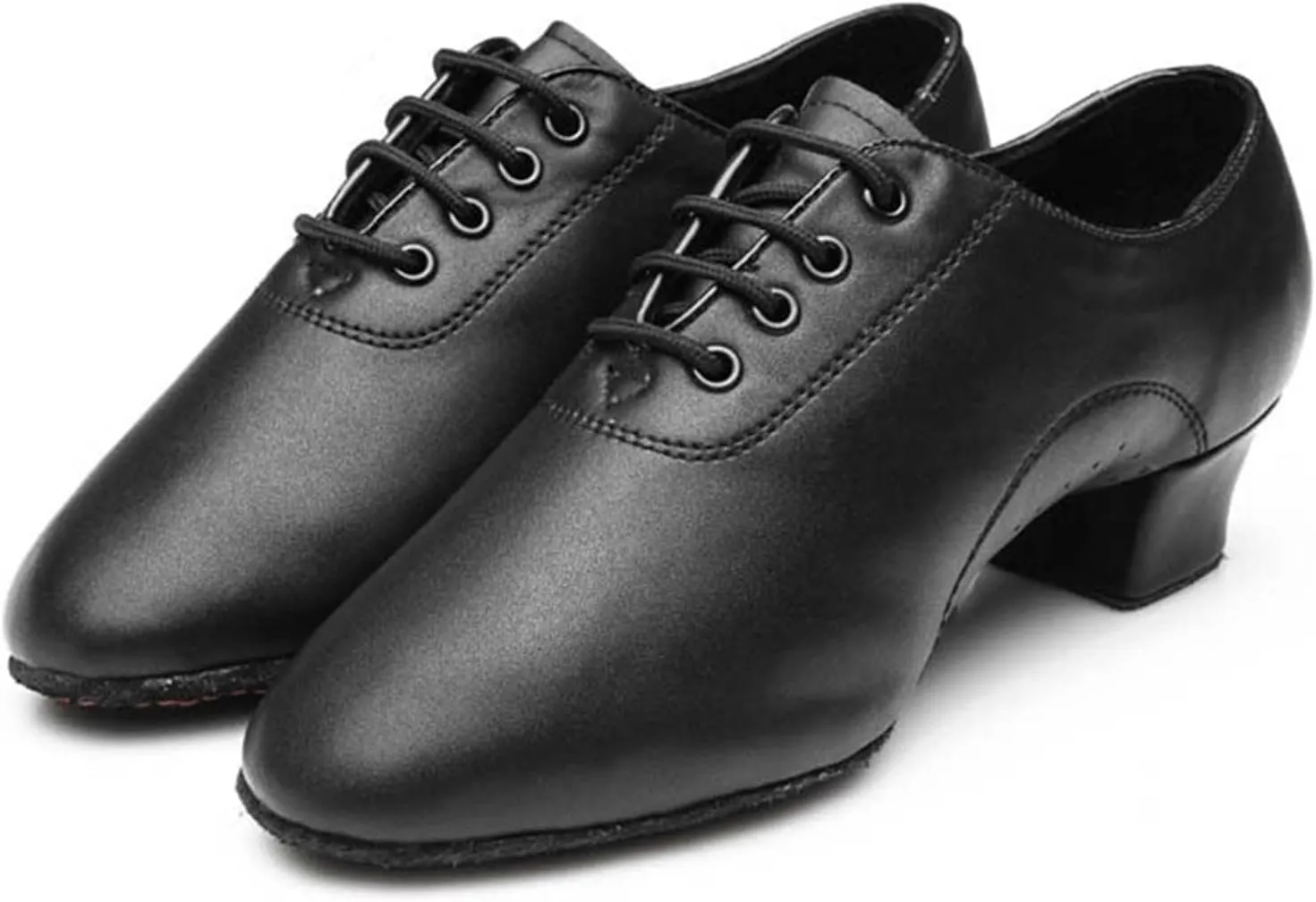 Child Tap Shoes Split Sole Unisex Dance Girls and Boys Ballroom Shoe Leather Jazz Shoes Toddler Lace Up Dance Shoes