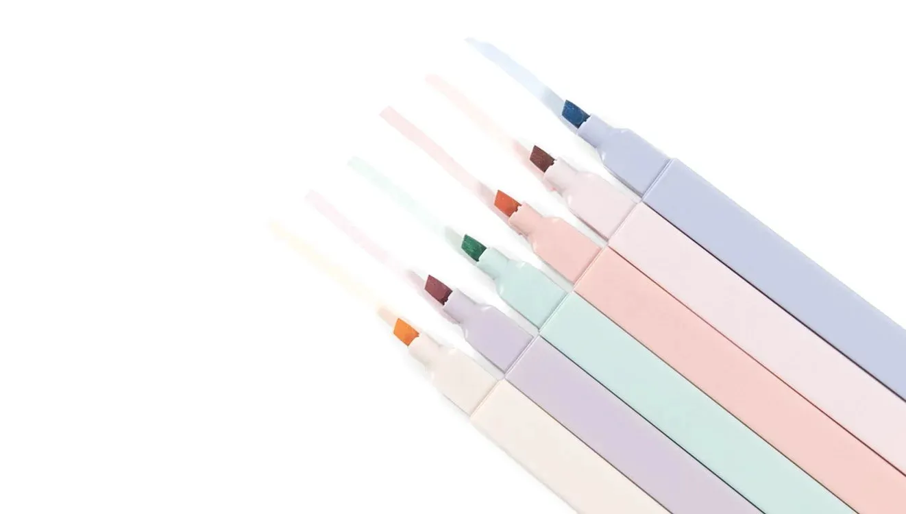 Church Notes Set of 6 Pastel Highlighters