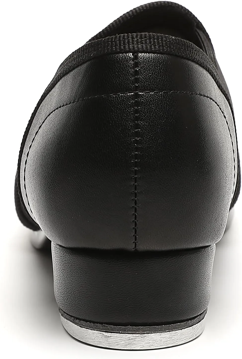 Dance Tap Shoes for Women Half Soles Dance Shoes Womens Leather Non Slip Jazz Shoes for Women,Black