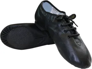Danzcue Womens Leather Lace up Jazz Shoes