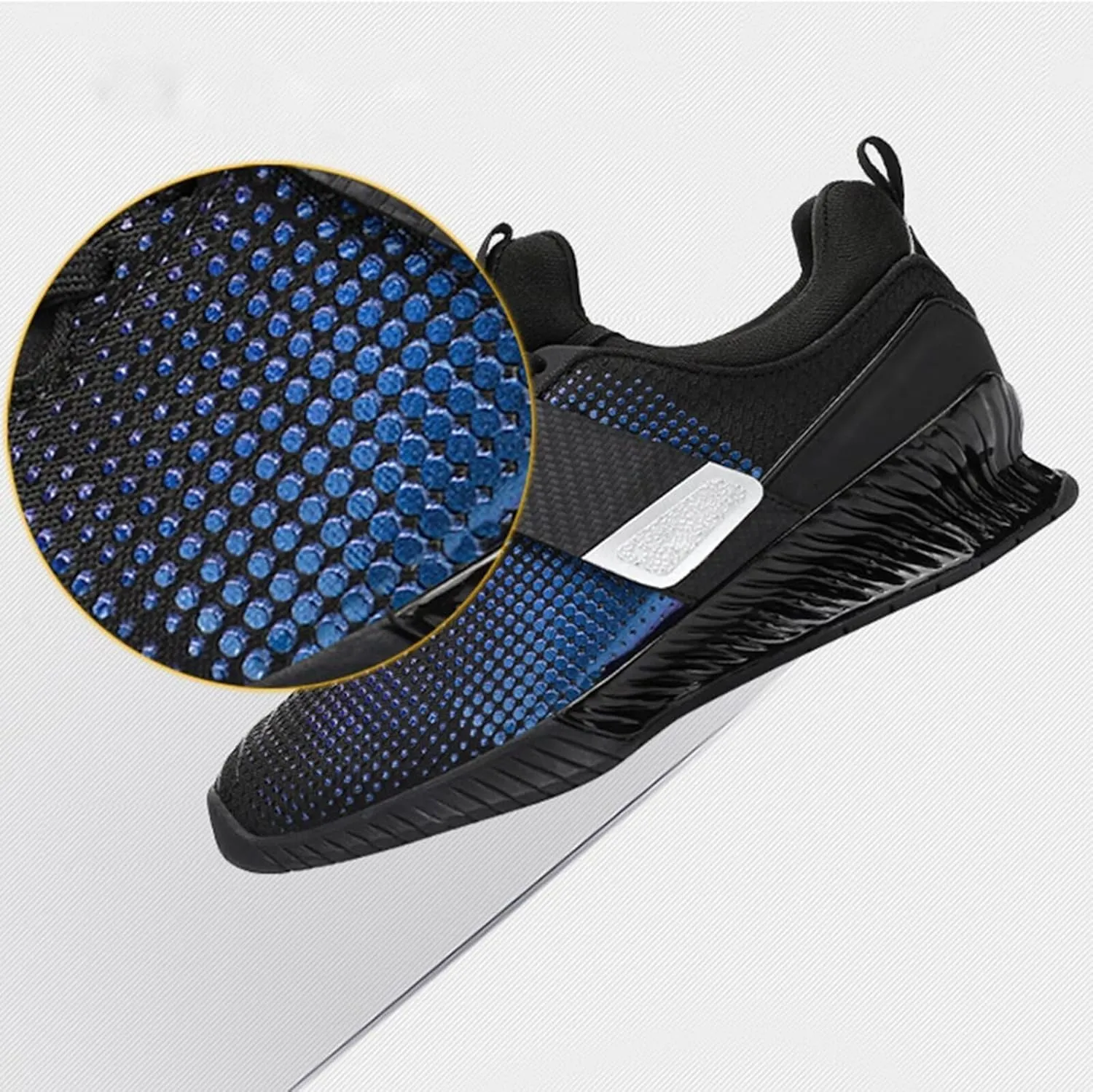 Deadlift Shoes for Mens Gym Training Squat Sneaker Powerlifting & Bodybuilding Shoes Fitness Shoes for Weight Lifting Hard Pulling and Weight Training