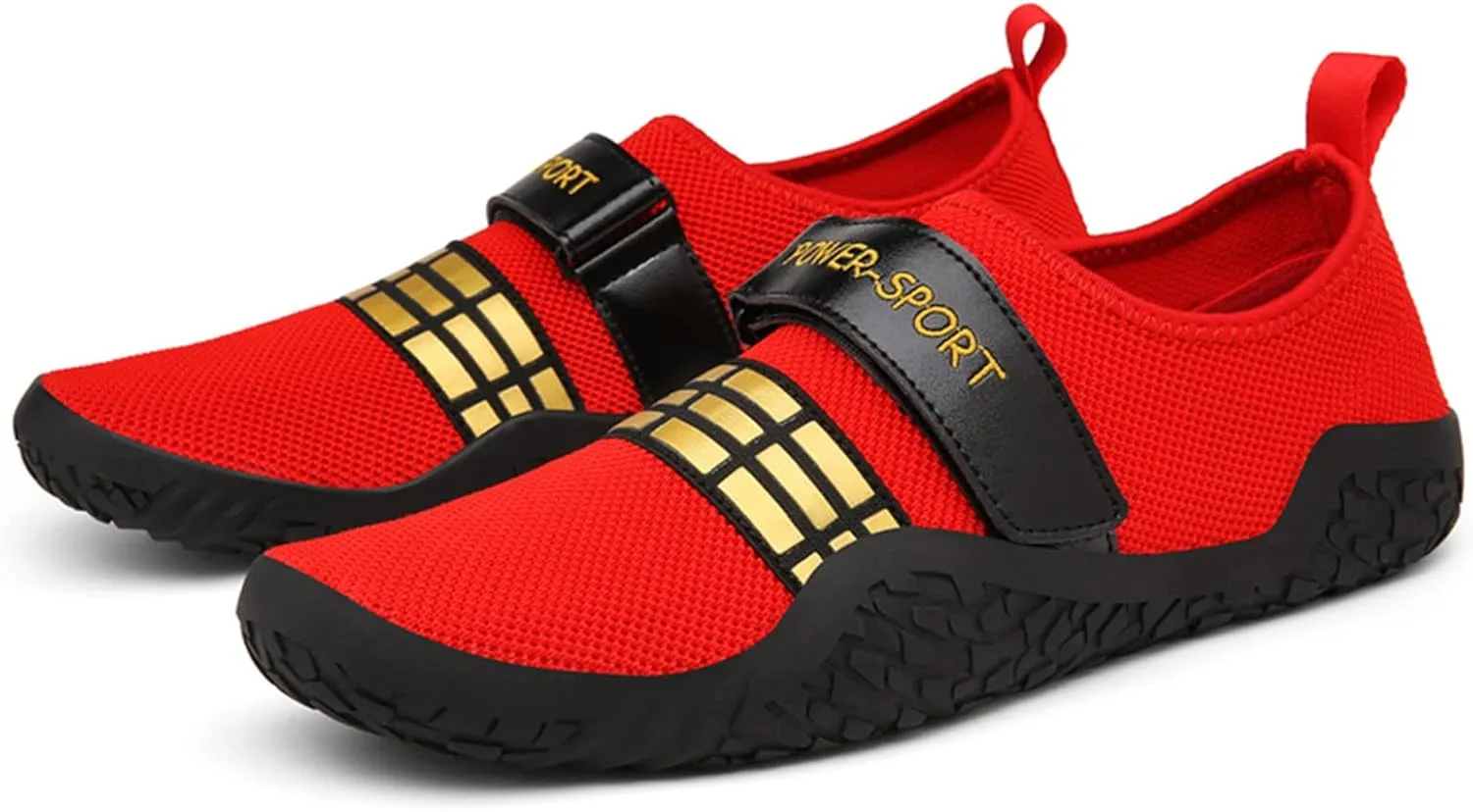Deadlift Shoes Men Weightlifting Shoes Fitness Cross-Trainer Shoes Powerlifting Shoes for Men Gym Training Squat Sneaker
