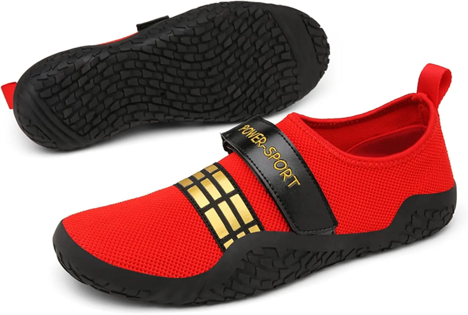 Deadlift Shoes Men Weightlifting Shoes Fitness Cross-Trainer Shoes Powerlifting Shoes for Men Gym Training Squat Sneaker