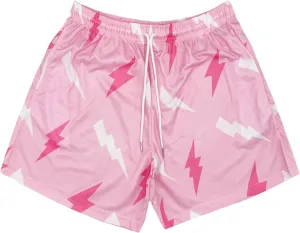 DIOTSR Mens Graphic Shorts Summer Casual Flat Front Shorts Cool Streetwear Designer Shorts Drawstring