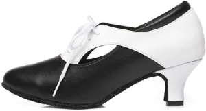 DKZSYIM Women's Latin Dance Shoes Ballroom Performance Practice Jazz Dance Shoes,Model YCL288