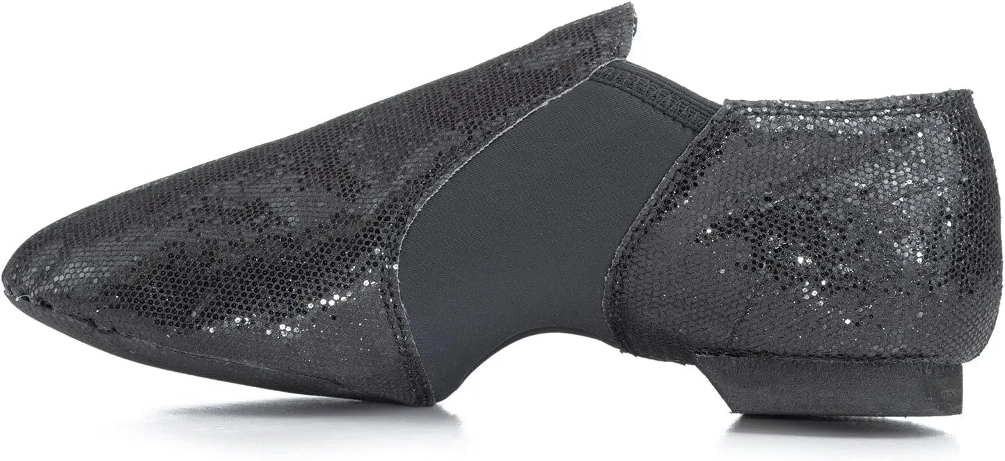 Double Platinum Womens Glitter Jazz Shoes