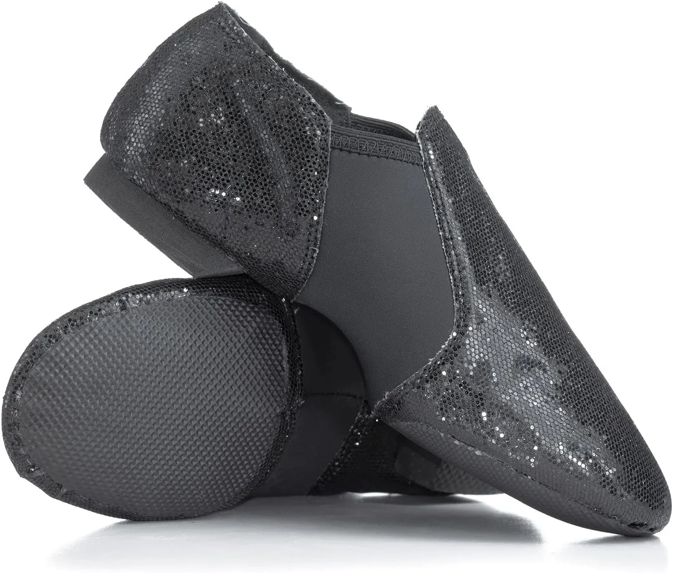 Double Platinum Womens Glitter Jazz Shoes