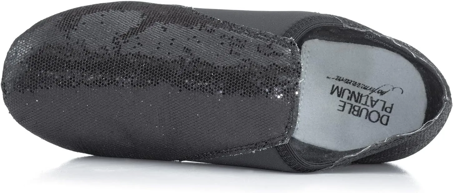 Double Platinum Womens Glitter Jazz Shoes