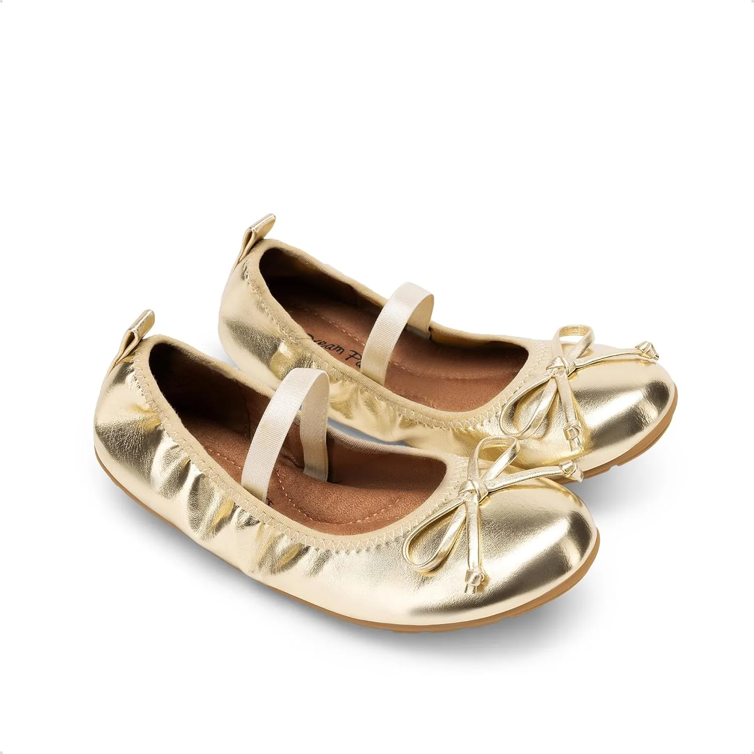 DREAM PAIRS Girls Ballet Flats Dress Shoes Mary Janes Ballerina Shoes