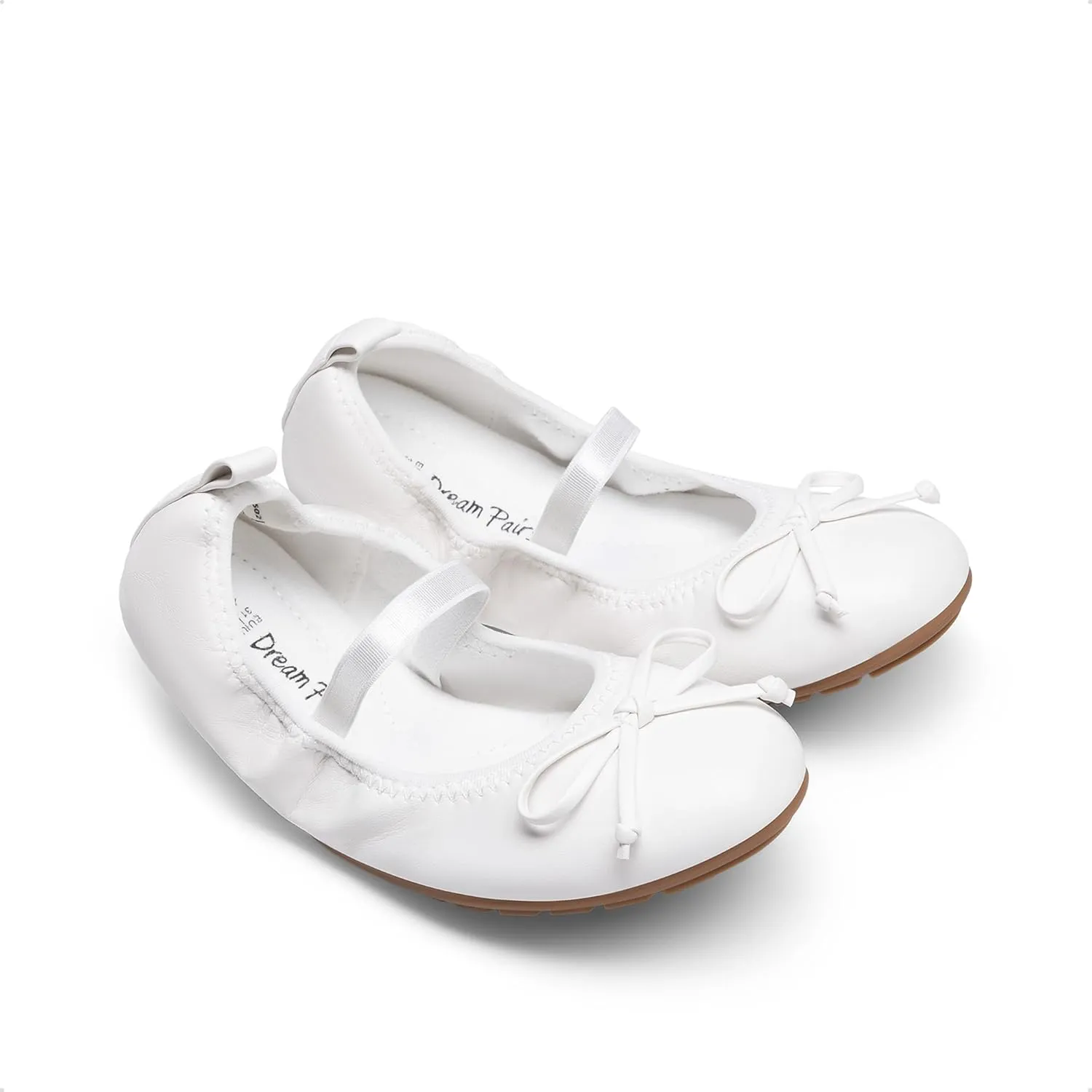 DREAM PAIRS Girls Ballet Flats Dress Shoes Mary Janes Ballerina Shoes