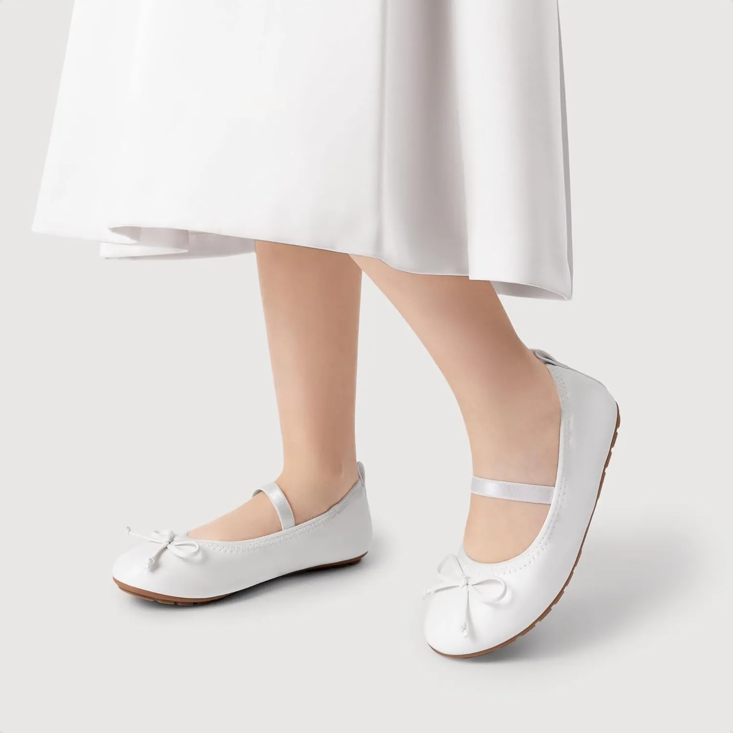 DREAM PAIRS Girls Ballet Flats Dress Shoes Mary Janes Ballerina Shoes