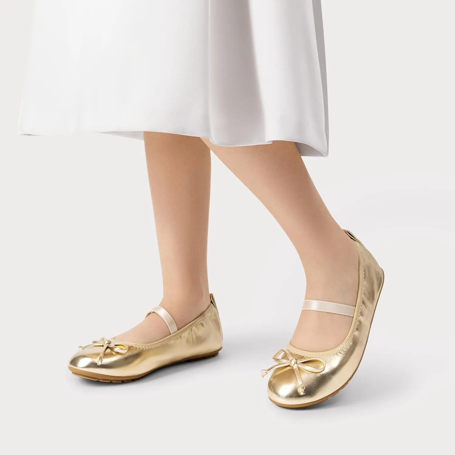 DREAM PAIRS Girls Ballet Flats Dress Shoes Mary Janes Ballerina Shoes